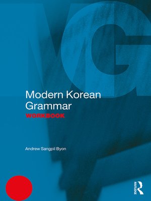 cover image of Modern Korean Grammar Workbook